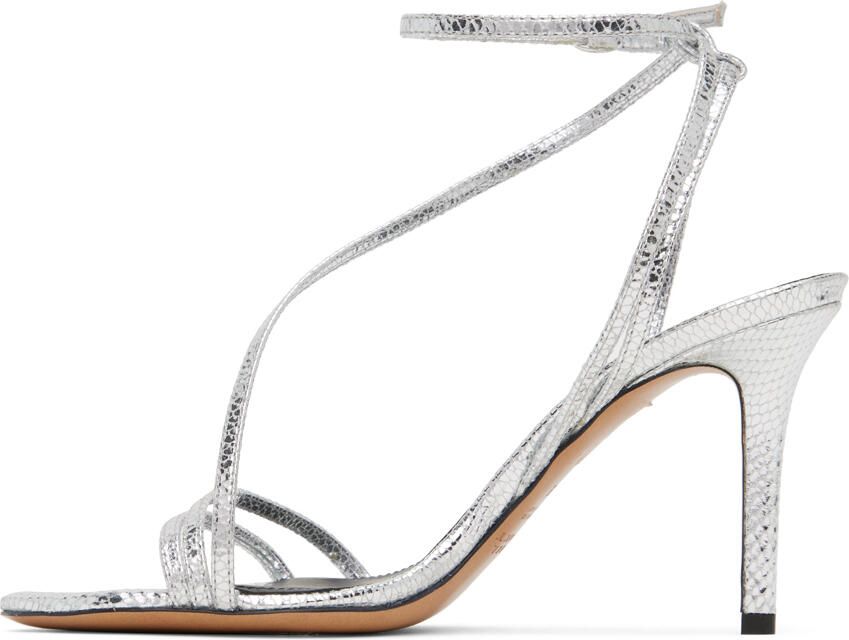 Isabel Marant Silver Snake Axee Sandals - Picture 2