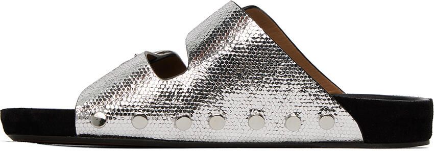 Isabel Marant Silver Lennyo Sandals - Picture 3
