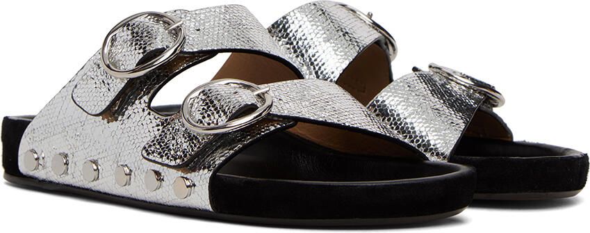 Isabel Marant Silver Lennyo Sandals - Picture 2