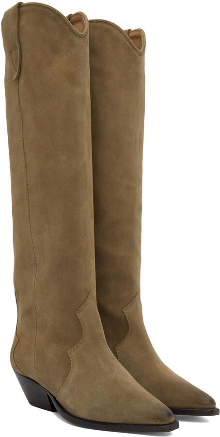 Isabel Marant Taupe Denvee Boots - Picture 2