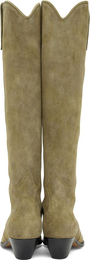 Isabel Marant Taupe Denvee Tall Boots - Picture 3