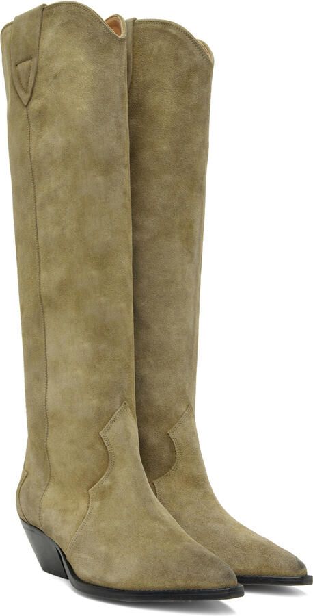 Isabel Marant Taupe Denvee Tall Boots - Picture 2