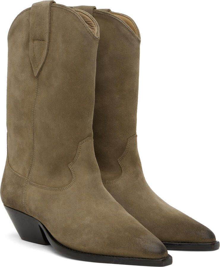 Isabel Marant Taupe Duerto Boots - Picture 2