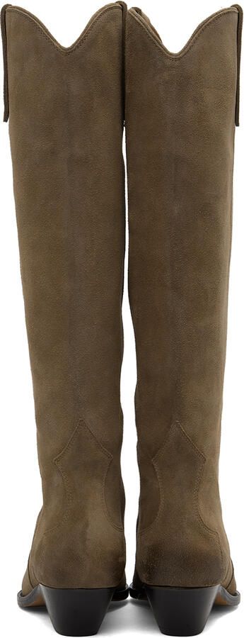 Isabel Marant Taupe Dunvee Boots - Picture 3