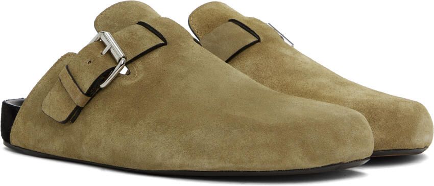 Isabel Marant Taupe Mirvinh Slippers - Picture 2