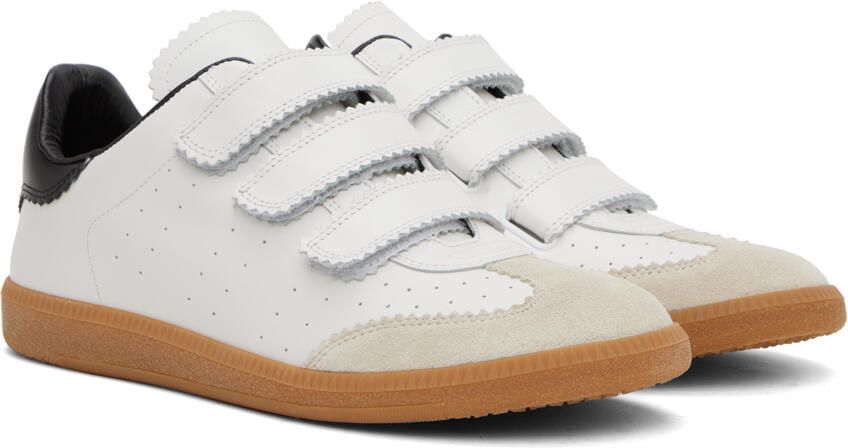 Isabel Marant White & Black Bethy Sneakers - Picture 2