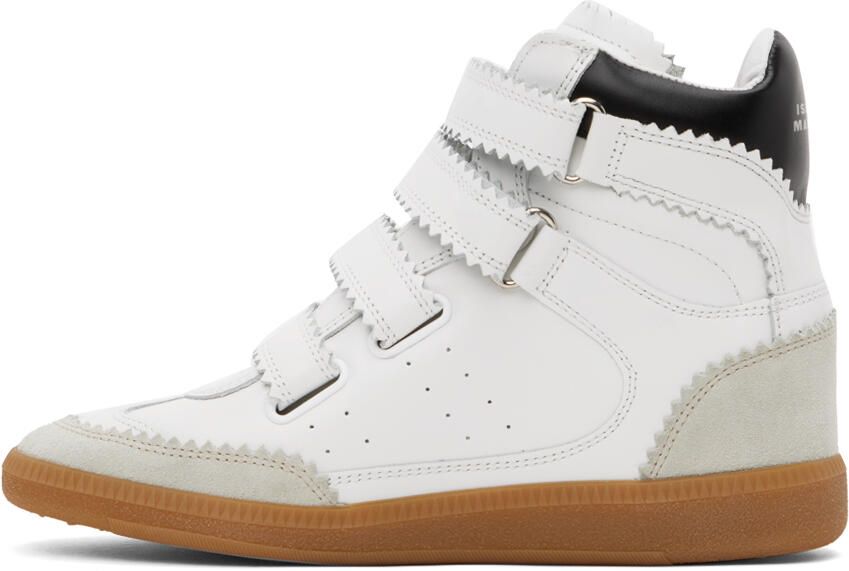 Isabel Marant White Bilsy Sneakers - Picture 3