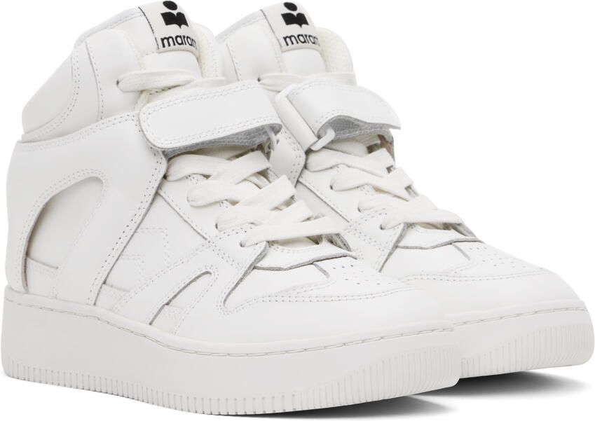 Isabel Marant White Brooklee Sneakers - Picture 2