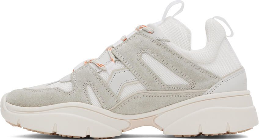 Isabel Marant White Kindsay Sneakers - Picture 3