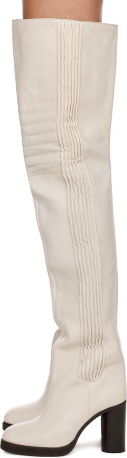 Isabel Marant White Laelle Boots - Picture 3