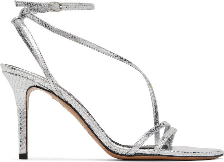Isabel Marant Silver Snake Axee Sandals