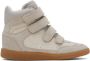 Isabel Marant Taupe Bilsy Sneakers - Thumbnail 1