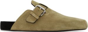 Isabel Marant Taupe Mirvinh Slippers