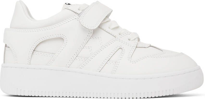 Isabel Marant White Baps Sneakers