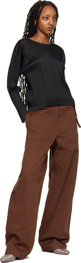 Issey Miyake Taupe United Nude Edition Carve Pumps - Picture 4