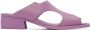 Issey Miyake Purple United Nude Edition Fin Heeled Sandals - Thumbnail 1