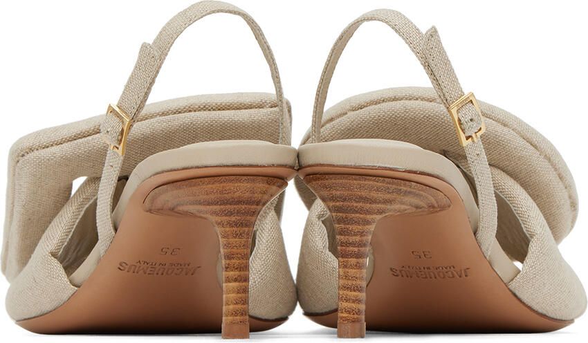 Jacquemus Beige 'Les Sandales Cuscinu' Sandals