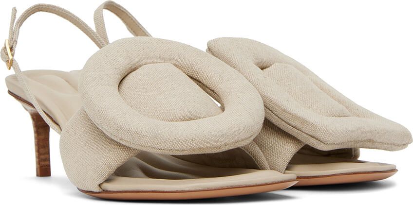 Jacquemus Beige 'Les Sandales Cuscinu' Sandals - Picture 2