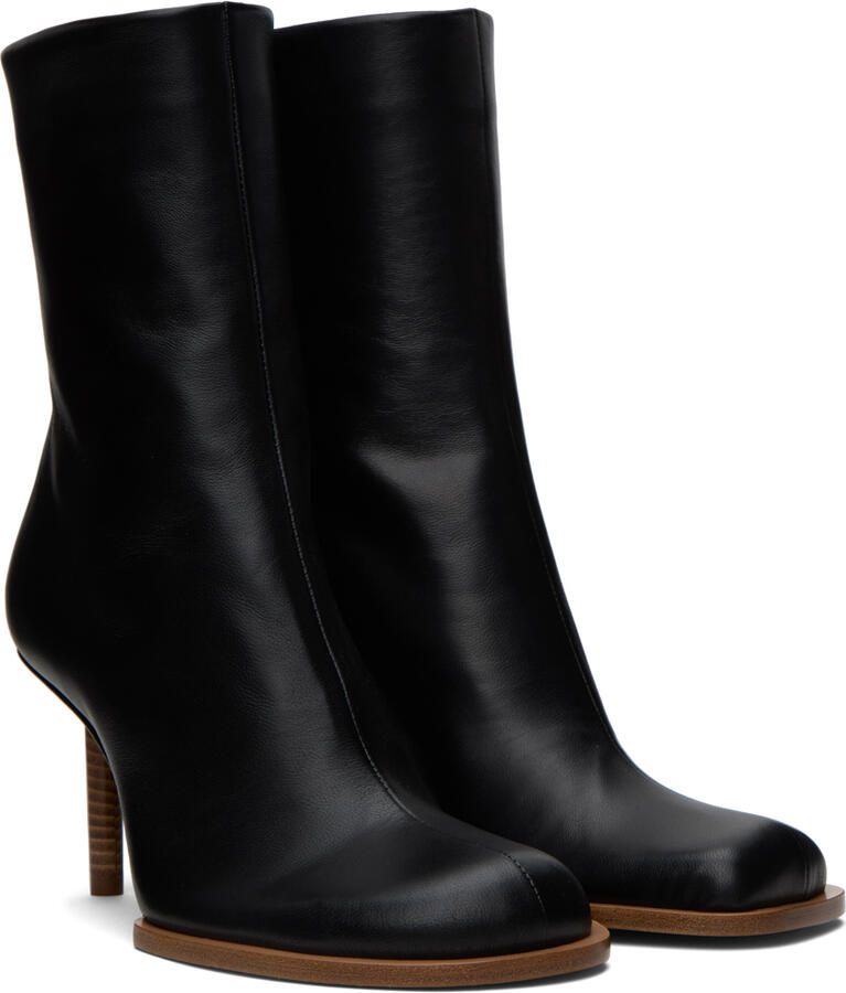 Jacquemus Black Le Chouchou 'Les Bottines Rond Carré' Boots - Picture 3