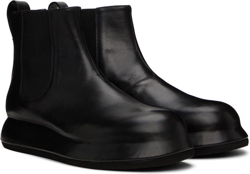 Jacquemus Black 'Les Bottes Bricciola' Chelsea Boots - Picture 2