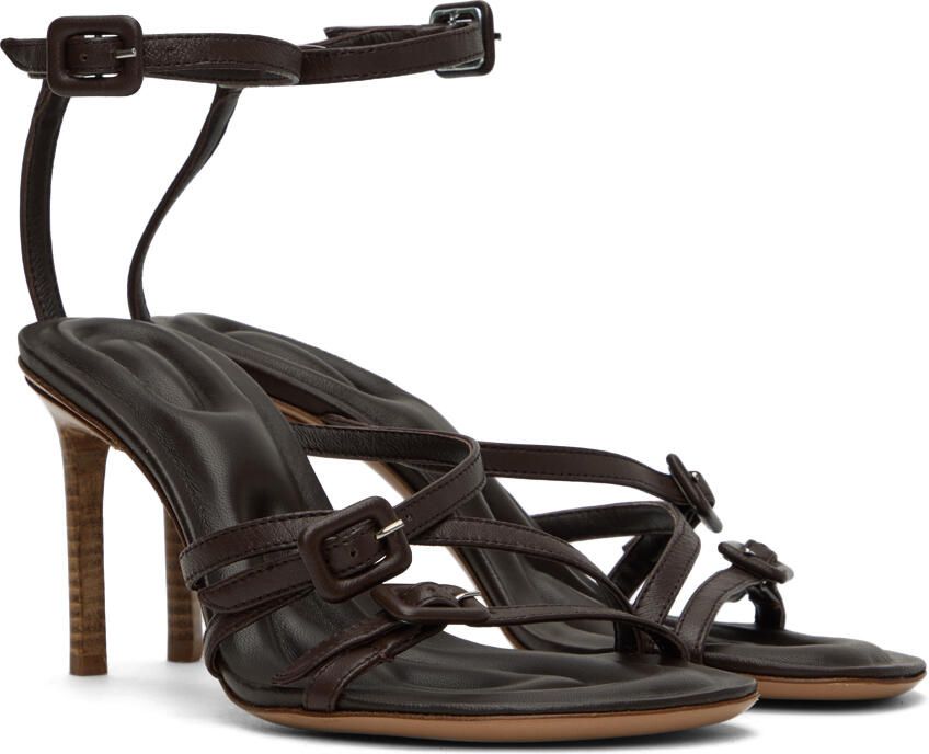 Jacquemus Brown 'Les Sandales Camarague' Heeled Sandals - Picture 2