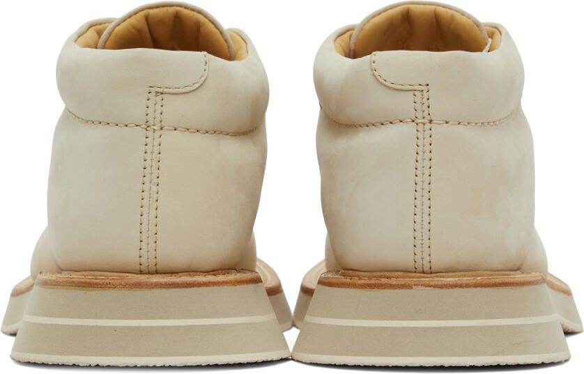 Jacquemus Off-White 'Les Chaussures Bricolo' Lace-Up Work Boots
