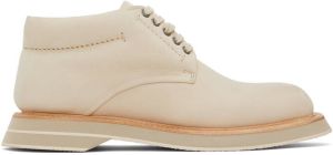 Jacquemus Off-White 'Les Chaussures Bricolo' Lace-Up Work Boots