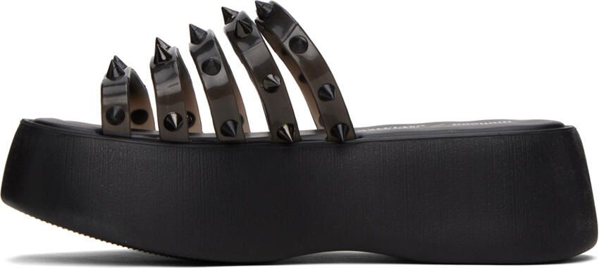 Jean Paul Gaultier Black Melissa Edition Becky Punk Love Sandals - Picture 3