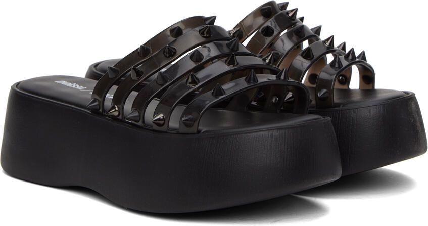 Jean Paul Gaultier Black Melissa Edition Becky Punk Love Sandals - Picture 2