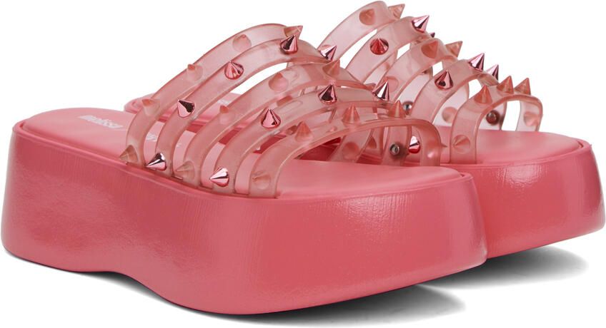 Jean Paul Gaultier Pink Melissa Edition Becky Punk Love Sandals - Picture 2