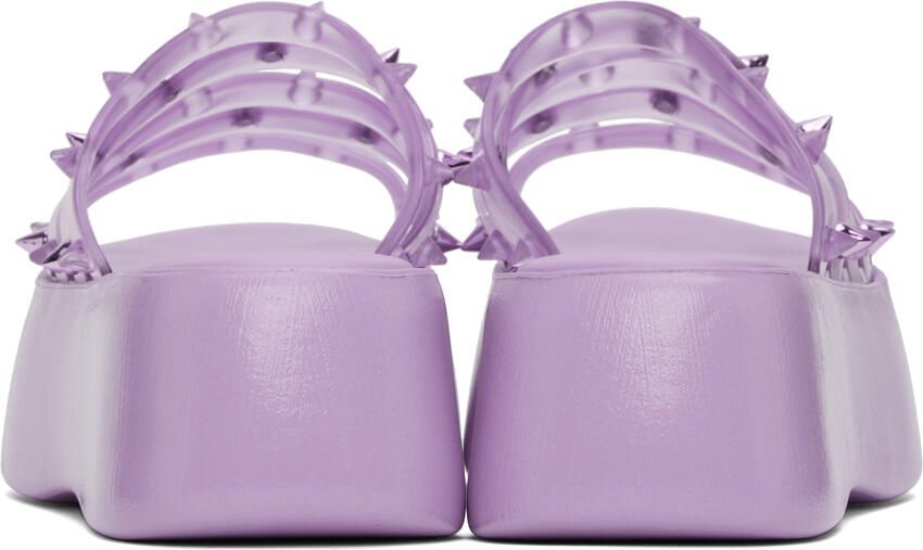 Jean Paul Gaultier Purple Melissa Edition Becky Punk Love Sandals