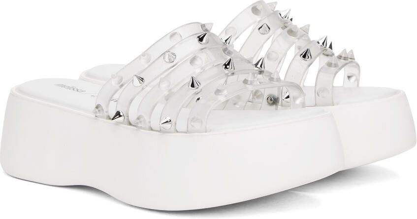 Jean Paul Gaultier White Melissa Edition Becky Punk Love Sandals - Picture 2