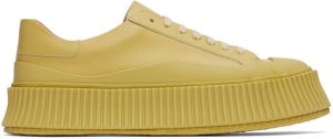Jil Sander Beige Calfskin Sneakers