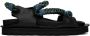 Jil Sander Black Leather Sandals - Thumbnail 1