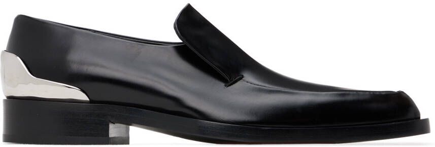 Jil Sander Black Pointed Toe Loafers