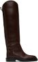 Jil Sander Brown Riding Tall Boots - Thumbnail 1