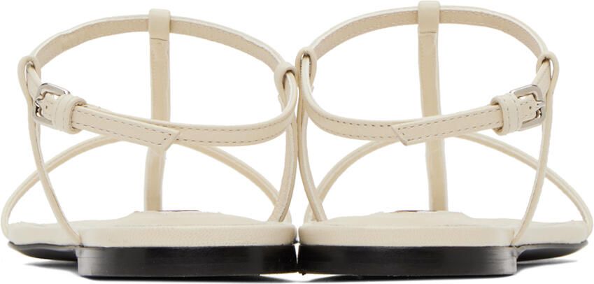 Jil Sander Beige Pointed Toe Sandals