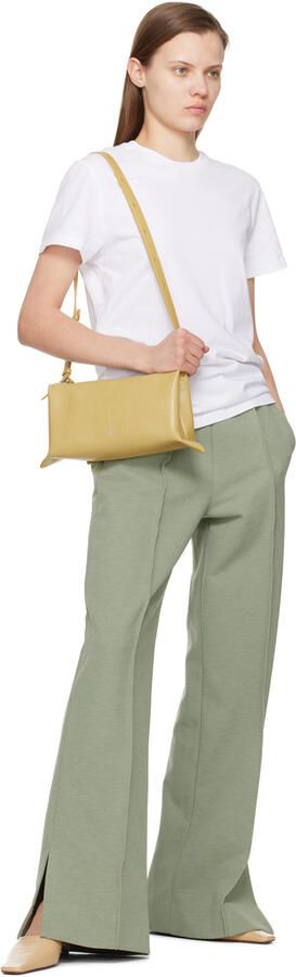 Jil Sander Beige Square Toe Mules - Picture 3