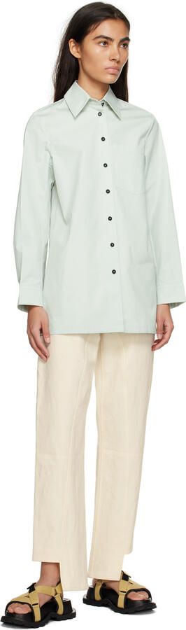 Jil Sander Beige Webbing Sandals - Picture 4