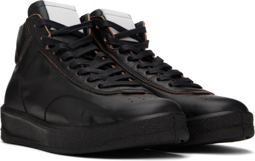 Jil Sander Black Lace-Up Sneakers - Picture 2