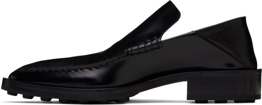 Jil Sander Black Leather Loafers - Picture 3