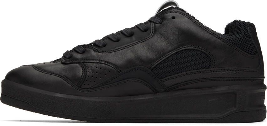 Jil Sander Black Leather Sneakers - Picture 3