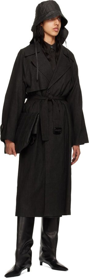 Jil Sander Black Leather Tall Boots - Picture 3