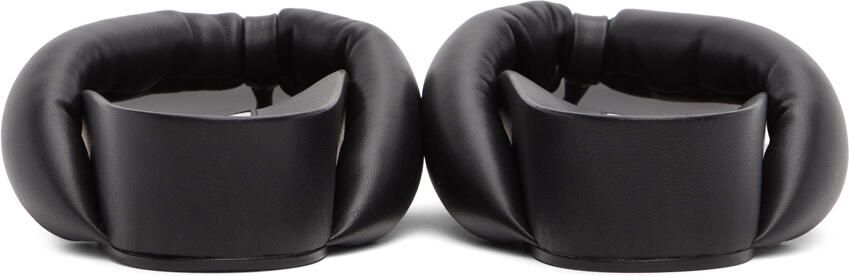 Jil Sander Black Oversize Flip Flop Sandals - Picture 2