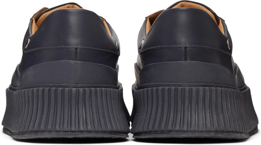 Jil Sander Black Platform Sneakers