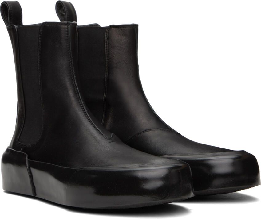 Jil Sander Black Plonge Sneakers - Picture 2