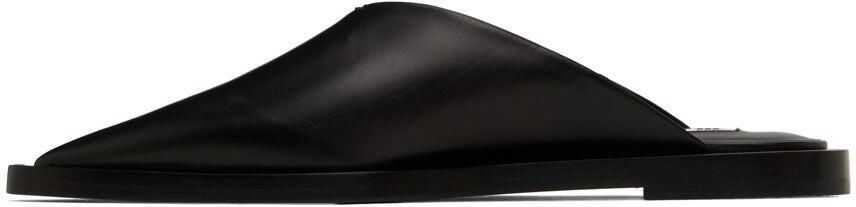 Jil Sander Black Pointed Loafers - Picture 4