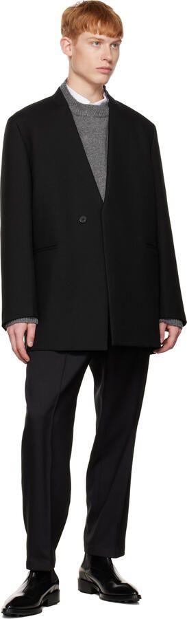 Jil Sander Black Pointed Toe Chelsea Boots - Picture 4