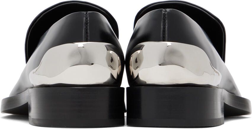 Jil Sander Black Pointed Toe Loafers