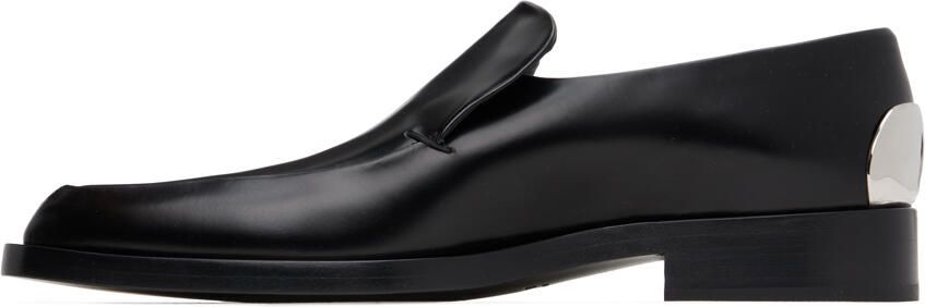 Jil Sander Black Pointed Toe Loafers - Picture 3